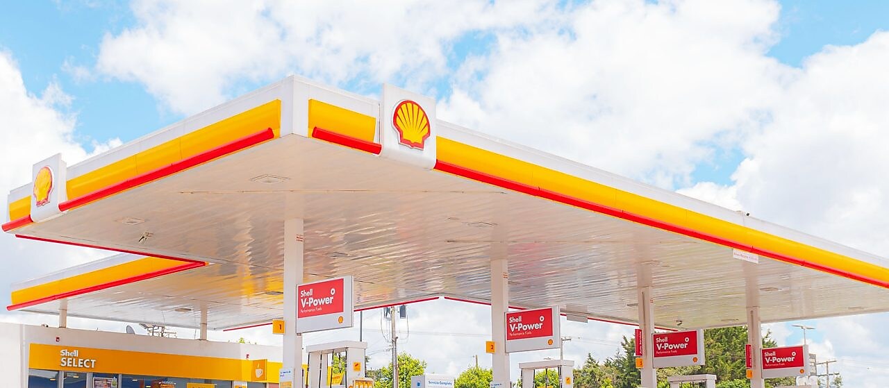 Estacion de servicio de Shell