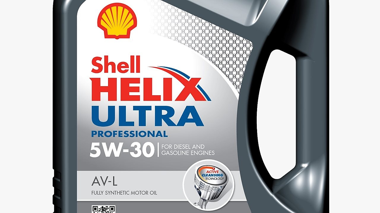 Imagen de embalaje gris de Shell Helix 5W-30