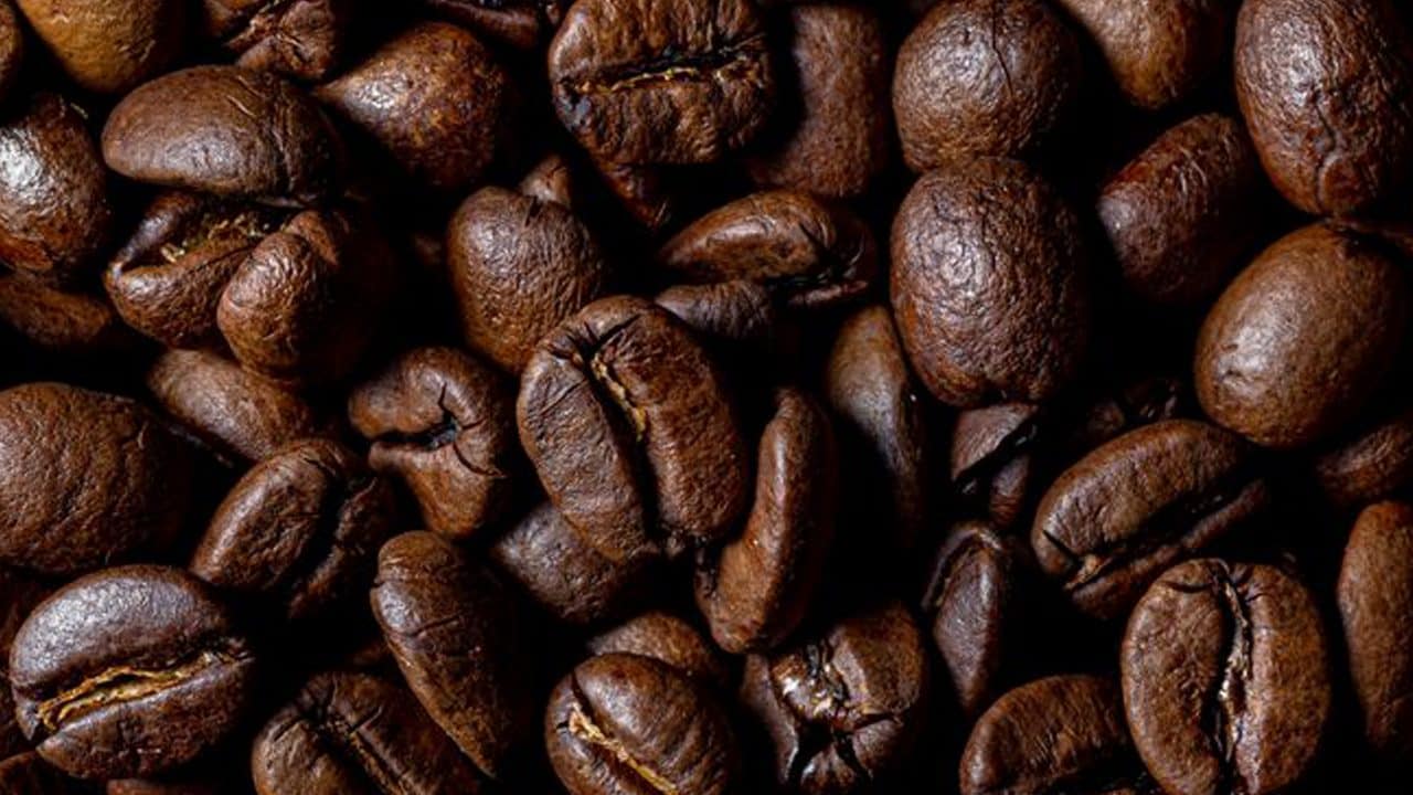 Roasted coffee beans