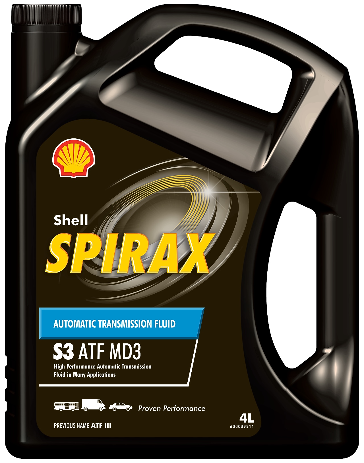 Embalaje negra de Shell Spirax